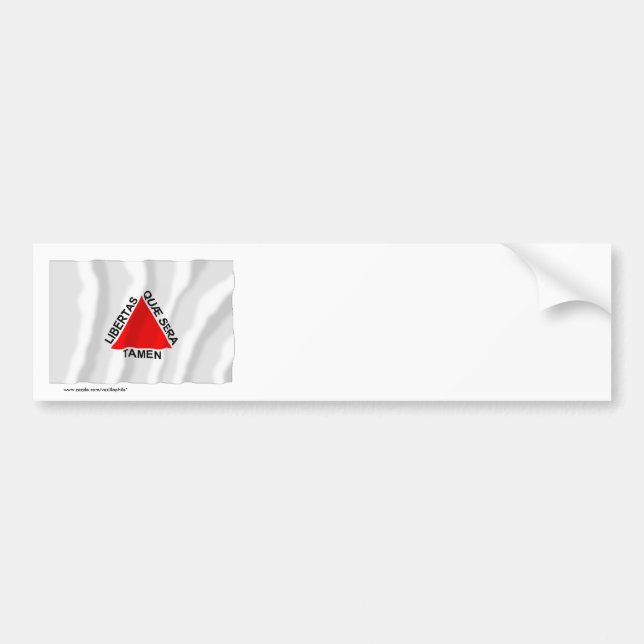 Autocollant De Voiture Minas Gerais, drapeau de ondulation du Brésil (Devant)