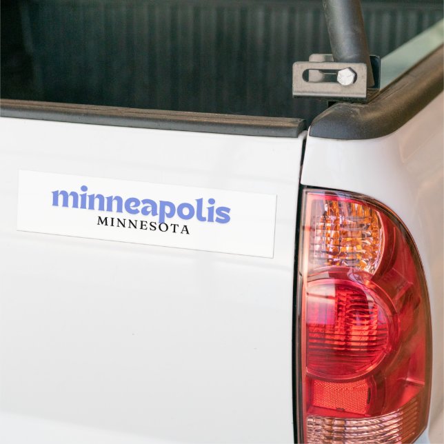Autocollant De Voiture Minneapolis (Sur camion)