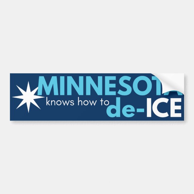 Autocollant De Voiture Minnesota political bumper sticker (Devant)
