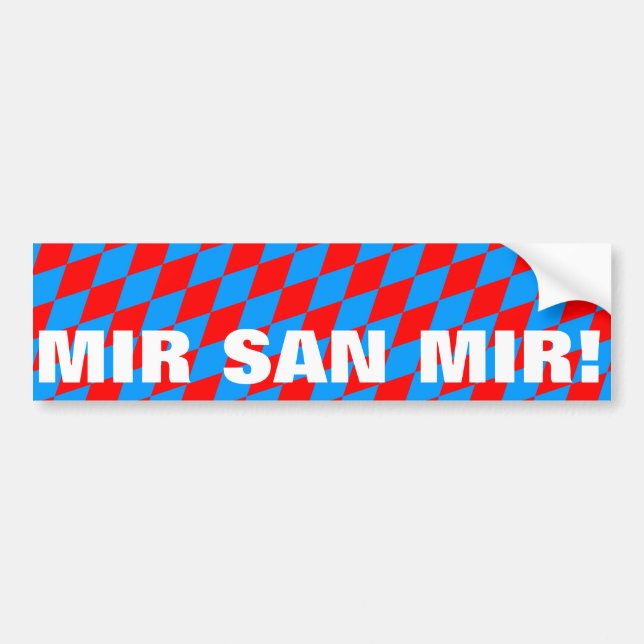 Autocollant De Voiture Mir san mir (Devant)