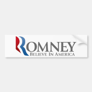 Autocollant De Voiture Mitt Romney pour le président 2012