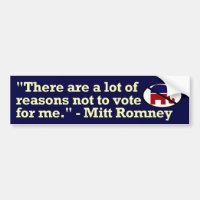 Mitt Romney raisonne pour ne pas voter pour moi