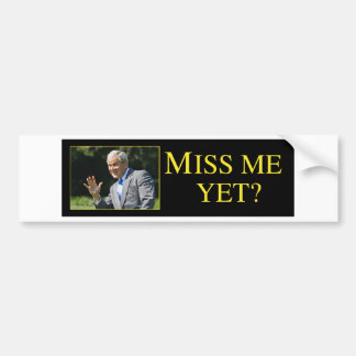 Autocollant De Voiture Mlle Me Yet ? George Bush
