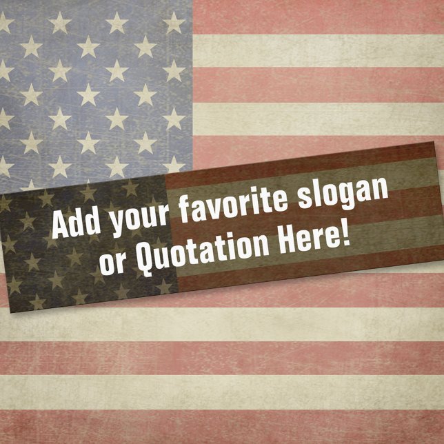 Autocollant De Voiture Modèle de pare-chocs (Custom Bumper Sticker)