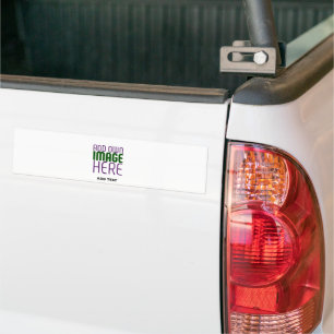 AUTOCOLLANT DE VOITURE MODELE DE TEXTE D'IMAGE BLANC SIMPLE ÉDITABLE MODE