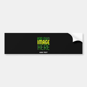 AUTOCOLLANT DE VOITURE MODELE DE TEXTE D'IMAGE NOIRE SIMPLE ET MODIFIABLE