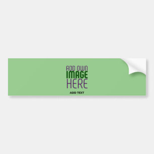AUTOCOLLANT DE VOITURE MODELE DE TEXTE D'IMAGE VERT MENTHE ÉDITABLE MODER
