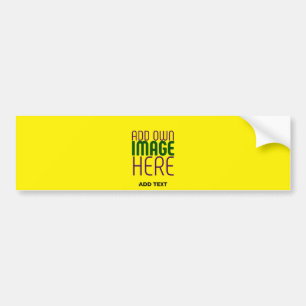 AUTOCOLLANT DE VOITURE MODELE DE TEXTE IMAGE JAUNE CLAIR MODIFIABLE MODER
