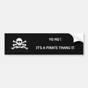 Autocollant De Voiture Moineau 2, YO HO ! C'est UN PIRATE THANG ! ! !