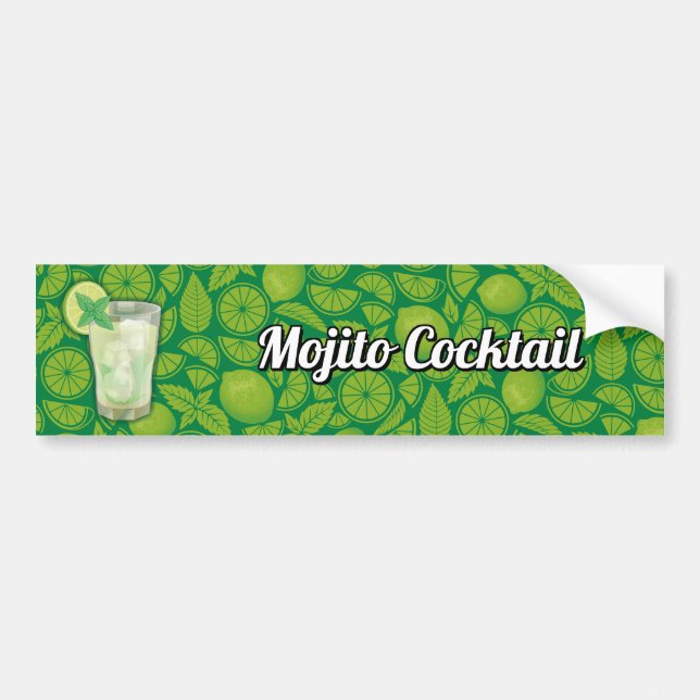 Autocollant De Voiture Mojito (Devant)