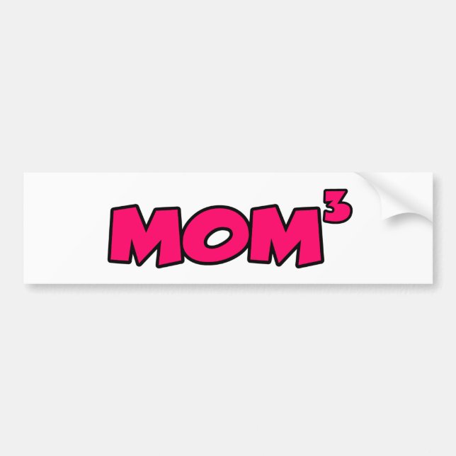 AUTOCOLLANT DE VOITURE MOM3 (Devant)