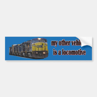 Autocollant De Voiture Mon autre véhicule est CSX locomotif