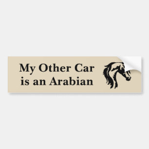 Autocollant De Voiture Mon autre voiture est un Arabe