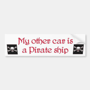Autocollant De Voiture mon autre voiture est un bumpersticker de bateau