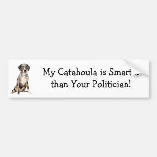Autocollant De Voiture Mon Catahoula est plus futé que votre politicien