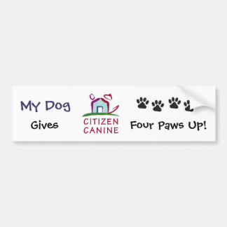 Autocollant De Voiture [Mon chien] renonce à des pattes de cc 4 !
