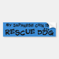 Mon Chin japonais est un adhésif pour pare-chocs
