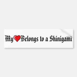 Autocollant De Voiture Mon coeur appartient à un Shinigami
