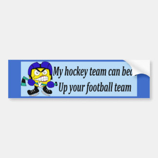 Autocollant De Voiture Mon équipe de hockey…