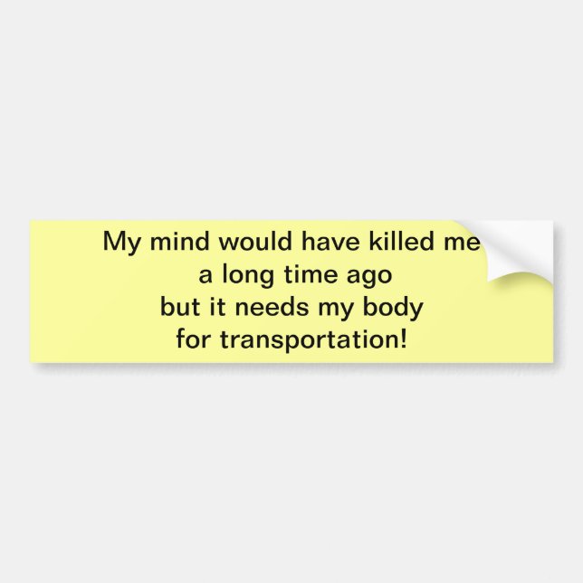 AUTOCOLLANT DE VOITURE MON ESPRIT AURAIT (Devant)