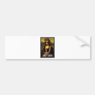 Autocollant De Voiture Mona Lisa Thug Life Art Life