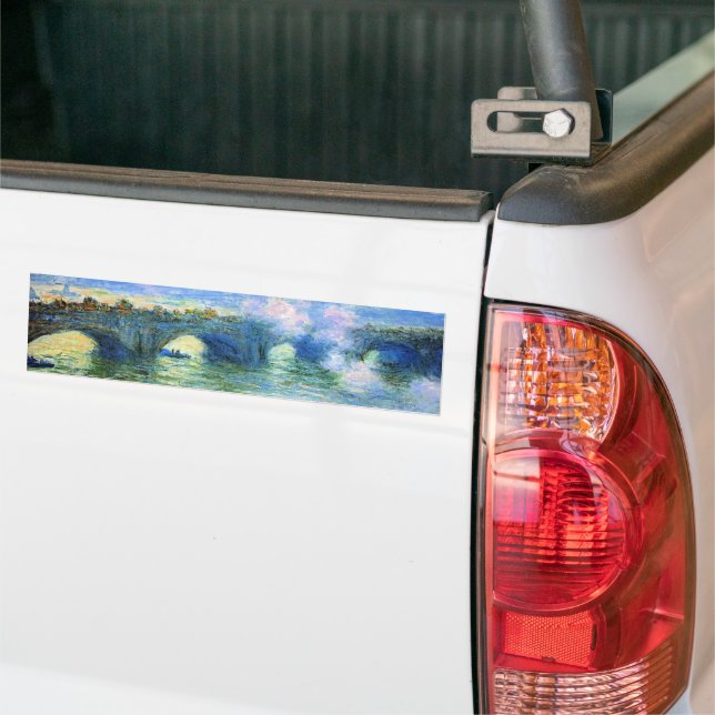 Autocollant De Voiture Monet - Pont de Waterloo, Londres, (Sur camion)