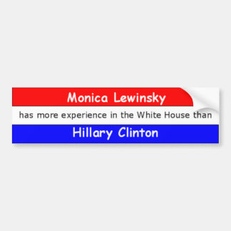 Autocollant De Voiture Monica Lewinsky non audacieuse