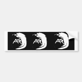 Autocollant De Voiture Monogramme de vague