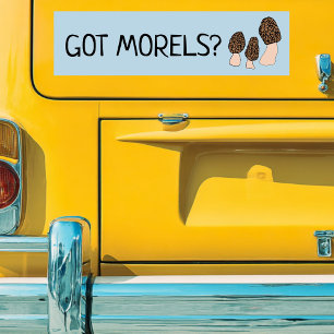 Autocollant De Voiture Morels Champignons Fun Fungi PERSONNALISER IT