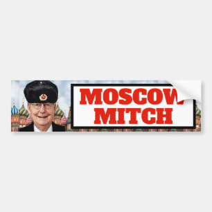 Autocollant De Voiture Moscou drôle Mitch