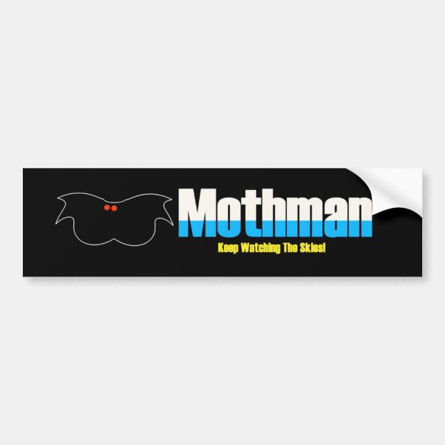 Autocollant De Voiture Mothman (Devant)