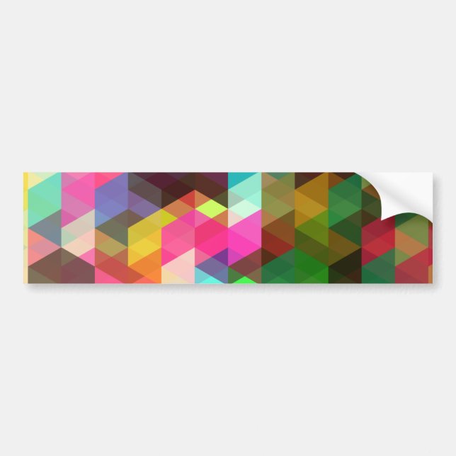 Autocollant De Voiture Motif Abstrait (Devant)