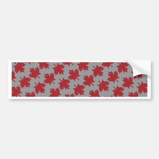 Autocollant De Voiture Motif canadien (Devant)