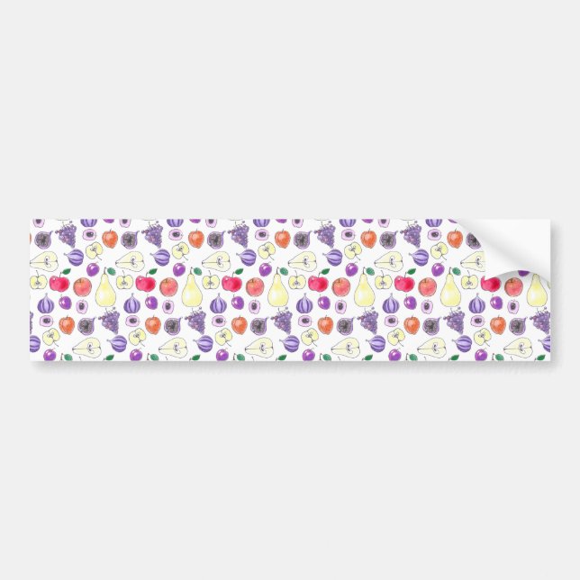 Autocollant De Voiture Motif de fruits (Devant)