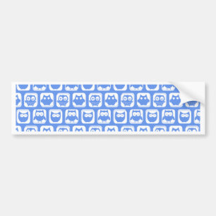 Autocollant De Voiture Motif de la Chouette bleue