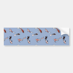 Autocollant De Voiture Motif de poisson Koi Carp