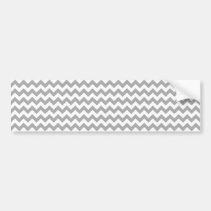 Autocollant De Voiture Motif de Zigzag gris personnalisable