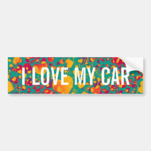 AUTOCOLLANT DE VOITURE MOTIF DU COEUR ART 9