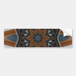 Autocollant De Voiture Motif étoile Brown Kaleidoscope
