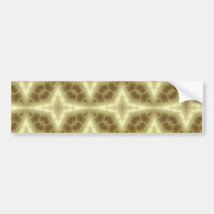 Autocollant De Voiture Motif Gold Abstrait