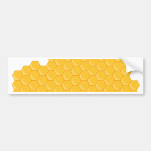 Autocollant De Voiture Motif Hexagon de Bee Hive