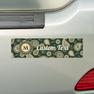 Autocollant De Voiture Motif Paisley Cyprès
