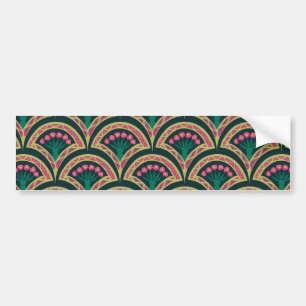 Autocollant De Voiture motif vert en forme de coque
