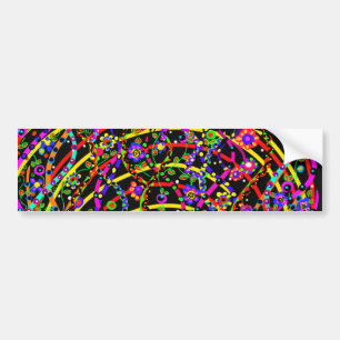 Autocollant De Voiture Motifs de fête de designer