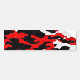 Autocollant De Voiture Motifs de rouge de camouflage