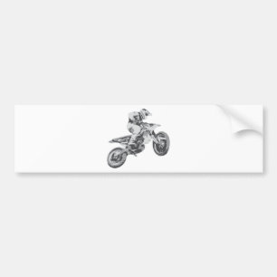 Autocollant De Voiture Motocross