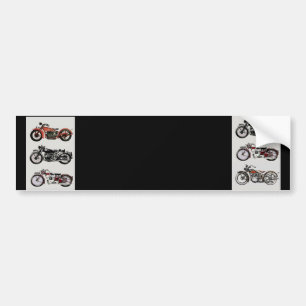 Autocollant De Voiture MOTOCYCLES vintages