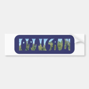 Autocollant De Voiture Mots optiques et illusion dans une illustration