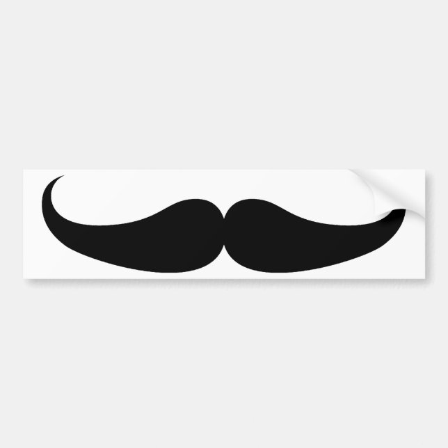 Autocollant De Voiture Moustache (Devant)