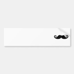 Autocollant De Voiture Moustache bouclée de guidon